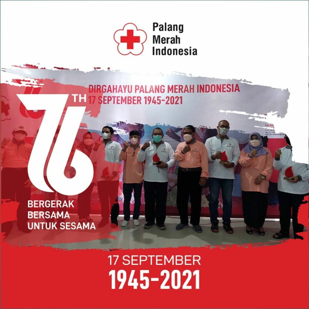 Pengundian Motor PTRS di PMI Kabupaten Gresik saat Hari Palang Merah Indonesia